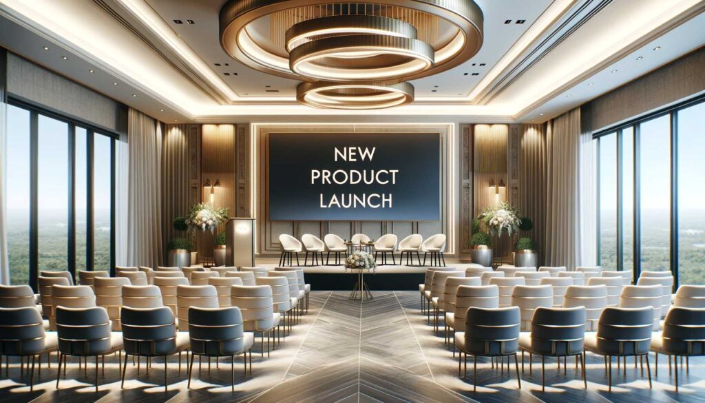 新商品を発表します。